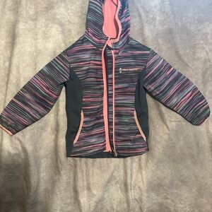 Free Country Multicolor Striped Hooded Jacket